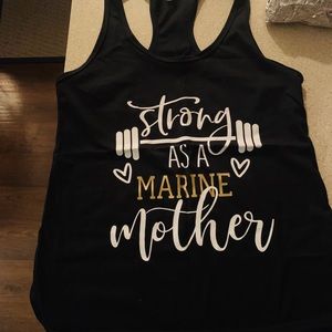 Women’s Black Racerback Tank